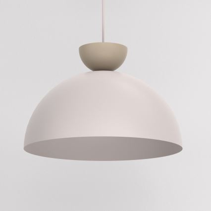 Κρεμαστό φωτιστικό σε καλώδιο NEVIS 1xE27/15W/230V, διάμ. 38 εκ., κρεμ