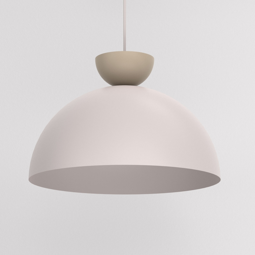 Κρεμαστό φωτιστικό σε καλώδιο NEVIS 1xE27/15W/230V, διάμ. 38 εκ., κρεμ
