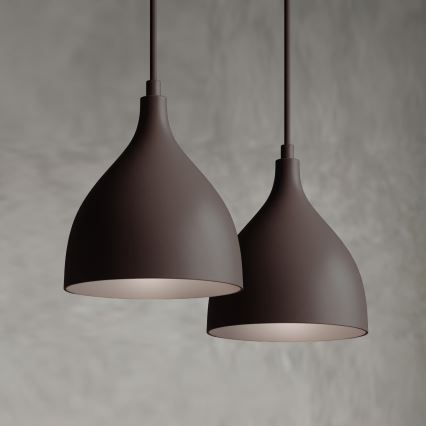 Κρεμαστό φωτιστικό σε καλώδιο NOAK CLASSIC 2xE27/15W/230V καφέ