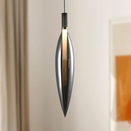 Κρεμαστό φωτιστικό σε καλώδιο NORDIC 1xG9/5W/230V μαύρο χρώμιο