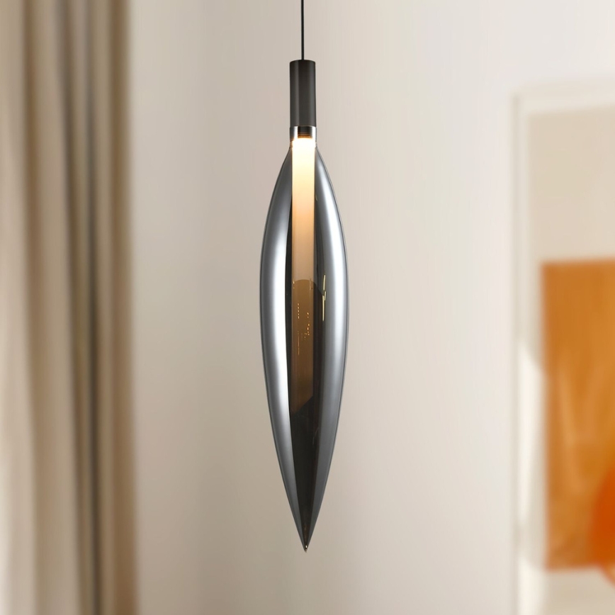 Κρεμαστό φωτιστικό σε καλώδιο NORDIC 1xG9/5W/230V μαύρο χρώμιο