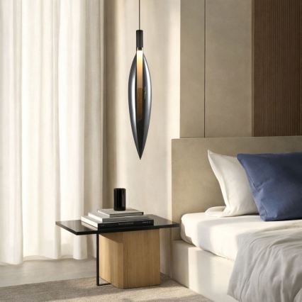 Κρεμαστό φωτιστικό σε καλώδιο NORDIC 1xG9/5W/230V μαύρο χρώμιο