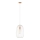 Κρεμαστό φωτιστικό σε καλώδιο OVELLA 1xE27/15W/230V Ø 25 εκ., εκρού/πεύκο