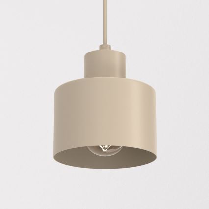 Κρεμαστό φωτιστικό σε καλώδιο PARKLA 1xE27/15W/230V μπεζ