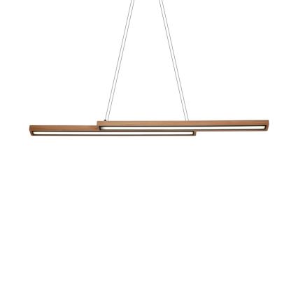 Κρεμαστό φωτιστικό σε καλώδιο SENTO LED/19W/230V ξύλινο