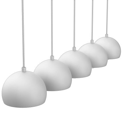 Κρεμαστό φωτιστικό σε καλώδιο SOOL 5xE27/15W/230V λευκό