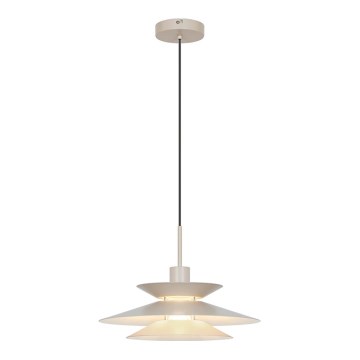 Κρεμαστό φωτιστικό σε καλώδιο STEVI 1xE27/40W/230V μπεζ