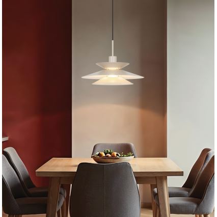 Κρεμαστό φωτιστικό σε καλώδιο STEVI 1xE27/40W/230V μπεζ