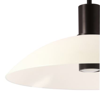 Κρεμαστό φωτιστικό σε καλώδιο TEDIN 1xGU10/15W/230V λευκό/μαύρο