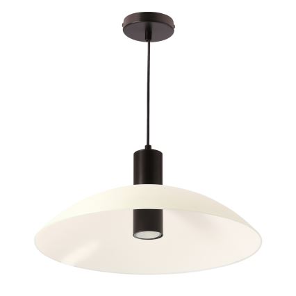 Κρεμαστό φωτιστικό σε καλώδιο TEDIN 1xGU10/15W/230V λευκό/μαύρο