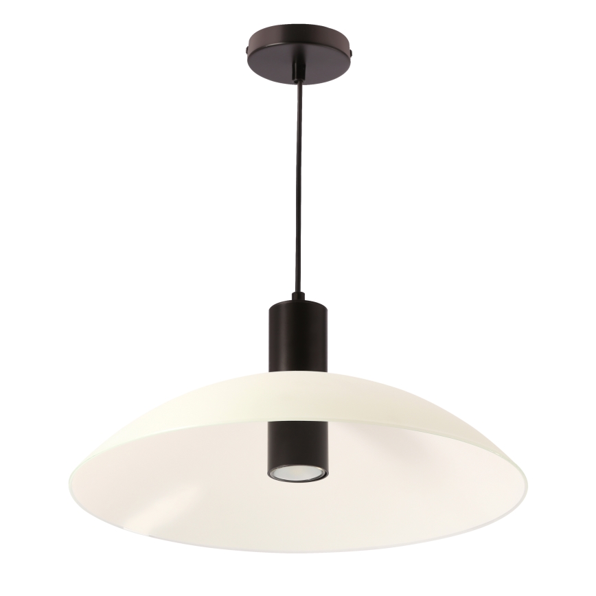 Κρεμαστό φωτιστικό σε καλώδιο TEDIN 1xGU10/15W/230V λευκό/μαύρο