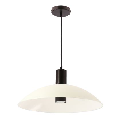 Κρεμαστό φωτιστικό σε καλώδιο TEDIN 1xGU10/15W/230V λευκό/μαύρο