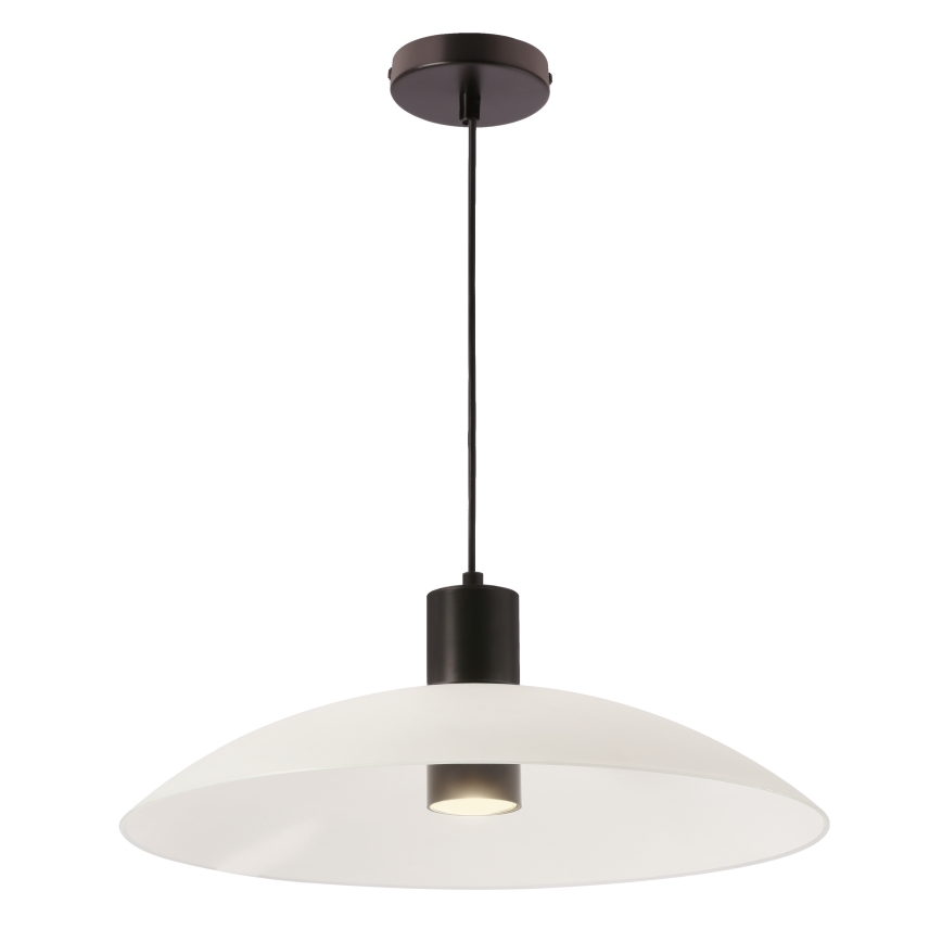 Κρεμαστό φωτιστικό σε καλώδιο TEDIN 1xGU10/15W/230V λευκό/μαύρο