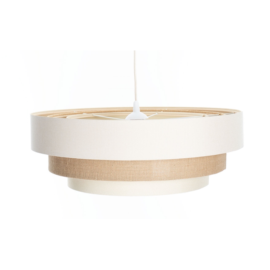 Κρεμαστό φωτιστικό σε καλώδιο TRINITI 1xE27/60W/230V διάμ. 40 cm κρεμ/μπεζ