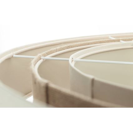Κρεμαστό φωτιστικό σε καλώδιο TRINITI 1xE27/60W/230V διάμ. 40 cm κρεμ/μπεζ