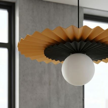 Κρεμαστό φωτιστικό σε καλώδιο UMBRA 1xG9/8W/230V μαύρο/πορτοκαλί