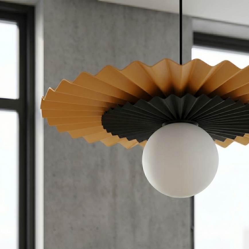 Κρεμαστό φωτιστικό σε καλώδιο UMBRA 1xG9/8W/230V μαύρο/πορτοκαλί