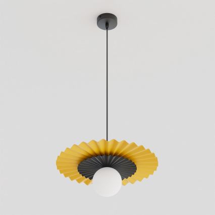Κρεμαστό φωτιστικό σε καλώδιο UMBRA 1xG9/8W/230V μαύρο/πορτοκαλί