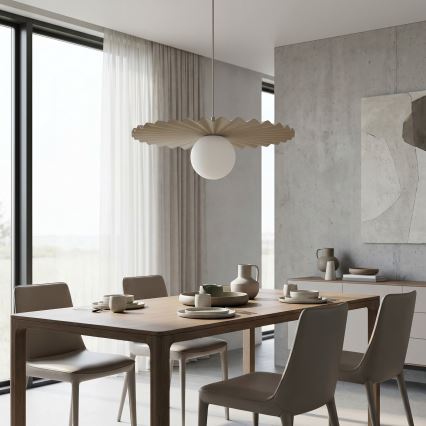 Κρεμαστό φωτιστικό σε καλώδιο UMBRA 1xG9/8W/230V μπεζ