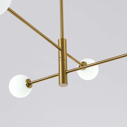 Κρεμαστό φωτιστικό σε ράβδο DORADO 4xG9/40W/230V χρυσό