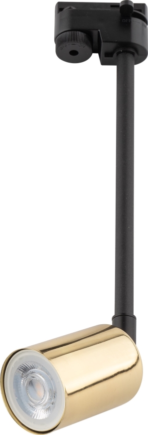 Κρεμαστό φωτιστικό ράγας TOP 1xGU10/10W/230V χρυσό/μαύρο