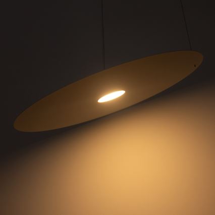 Κρεμαστό φωτιστικό PIATTO 1xGX53/15W/230V, διάμετρος 55 cm, λευκό