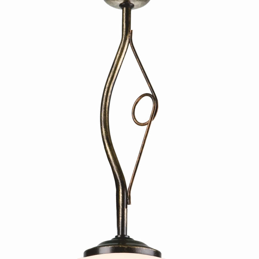 Κρεμαστό φωτιστικό RETRO 1xE27/60W/230V μαύρη πατίνα