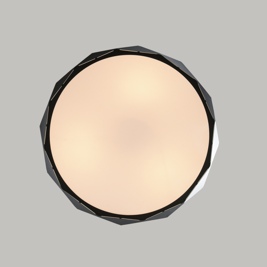 Κρεμαστό φωτιστικό REUS με καλώδιο 3xE27/40W/230V, διάμ. 47 cm, μαύρο