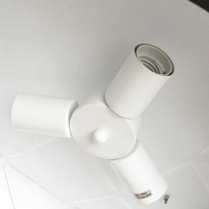 Κρεμαστό φωτιστικό REUS με καλώδιο 3xE27/40W/230V, διάμ. 47 cm, μαύρο