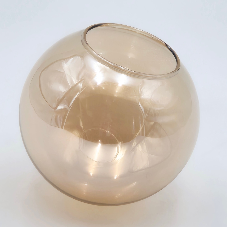 Κρεμαστό φωτιστικό ROLLO 8xE14/5W/230V χρυσό/φιμέ μπεζ