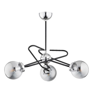 Κρεμαστό φωτιστικό SAGITO 3xE14/10W/230V γυαλιστερό χρώμιο