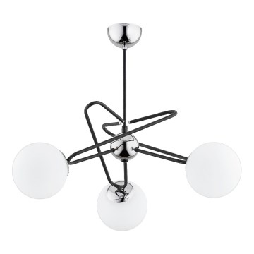 Κρεμαστό φωτιστικό SAGITO 3xE14/10W/230V χρώμιο