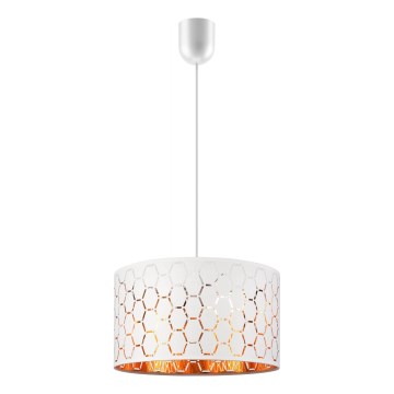 Κρεμαστό φωτιστικό ULLE με καλώδιο, 1xE27/15W/230V, λευκό