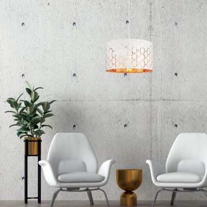 Κρεμαστό φωτιστικό ULLE με καλώδιο, 1xE27/15W/230V, λευκό