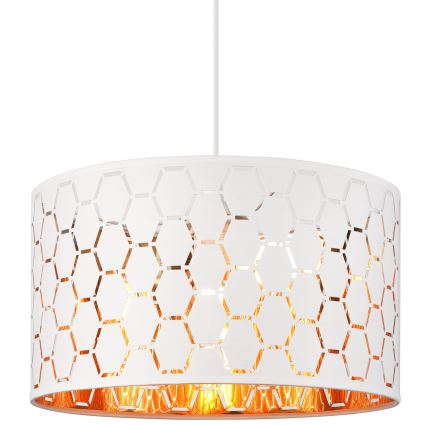 Κρεμαστό φωτιστικό ULLE με καλώδιο, 1xE27/15W/230V, λευκό