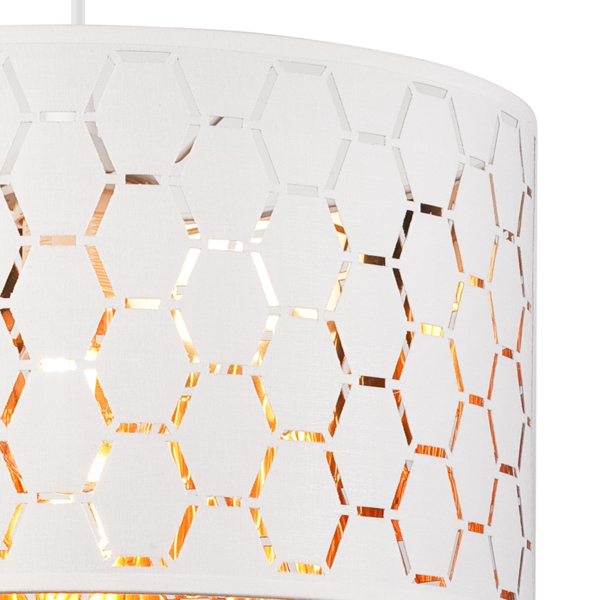 Κρεμαστό φωτιστικό ULLE με καλώδιο, 1xE27/15W/230V, λευκό