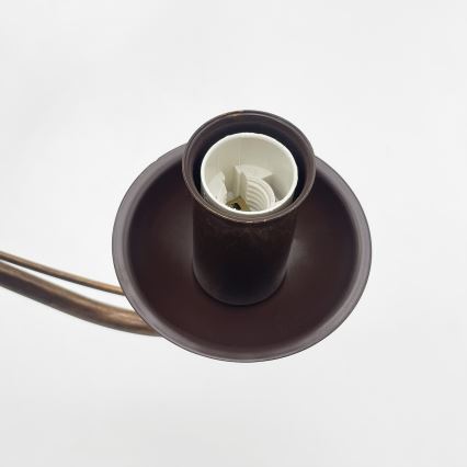 Κρεμαστό φωτιστικό με αλυσίδα ANTON 3xE14/15W/230V μπρονζέ