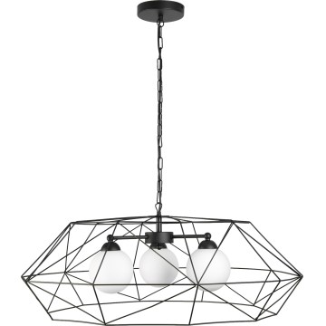Κρεμαστό φωτιστικό με αλυσίδα DEXA 3xG9/10W/230V μαύρο