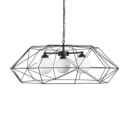 Κρεμαστό φωτιστικό με αλυσίδα DEXA 3xG9/10W/230V μαύρο