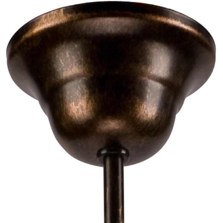 Κρεμαστό φωτιστικό με αλυσίδα RETRO II 5xE27/60W/230V, μαύρη πατίνα