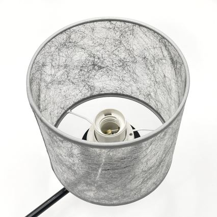 Κρεμαστό φωτιστικό με αλυσίδα ROSA 3xE27/60W/230V μαύρο/γκρίζο