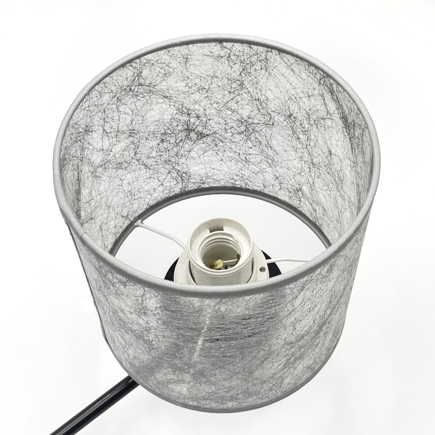 Κρεμαστό φωτιστικό με αλυσίδα ROSA 3xE27/60W/230V μαύρο/γκρίζο