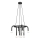 Κρεμαστό φωτιστικό με καλώδια DELORI 8xG9/28W/230V μαύρο