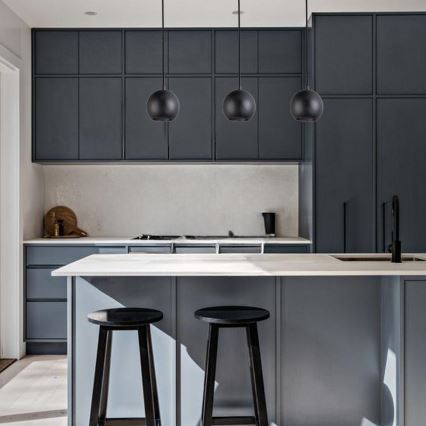 Κρεμαστό φωτιστικό με καλώδιο 1xGU10/10W/230V διάμ. 11 cm μασίφ/φράξος