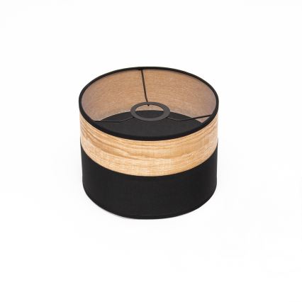 Κρεμαστό φωτιστικό με καλώδιο ALBA 1xE27/15W/230V, Ø 20 εκ., μαύρο/καφέ