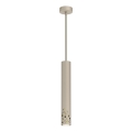 Κρεμαστό φωτιστικό με καλώδιο ALTRO 1xGU10/8W/230V μπεζ
