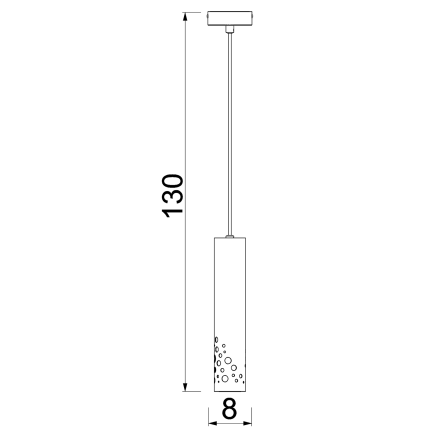 Κρεμαστό φωτιστικό με καλώδιο ALTRO 1xGU10/8W/230V μπεζ