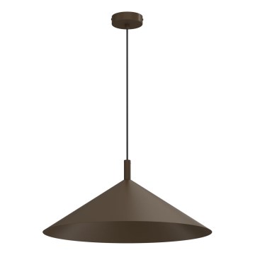 Κρεμαστό φωτιστικό με καλώδιο ANEGA 1xGX53/15W/230V Ø 50 cm καφέ