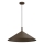 Κρεμαστό φωτιστικό με καλώδιο ANEGA 1xGX53/15W/230V Ø 50 cm καφέ