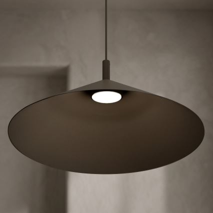 Κρεμαστό φωτιστικό με καλώδιο ANEGA 1xGX53/15W/230V Ø 50 cm καφέ